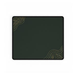 Minimale bosgroene luxe bureaumat, grote verlengde muismat, premium gaming-bureaumat, bureaumat, esthetische bureauopstelling, XXL-muismat afbeelding 16