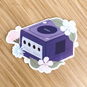 Gamecube Nintendo Floral Sticker