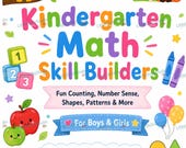 Kindergarten Math Worksheets Printable for Preschool and Pre-K Kids