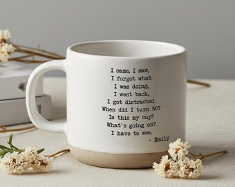 50th Birthday Gift For Women - Personalised 50th Birthday Mug - Custom 50 Year Old Birthday Gifts - Funny 50th Birthday Mug With Name