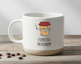 Espresso Patronum Mug, Funny Wizard Coffee Cup, Magic Coffee Lovers Gift, Espresso Mug for Wizard Fans, Espresso Patronum Cup
