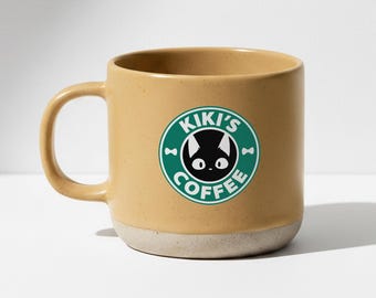 Kiki’s Delivery Service Jiji Inspired Coffee Mug