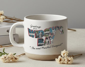 Greetings From Widow's Bay Horror Movie Vintage Mug