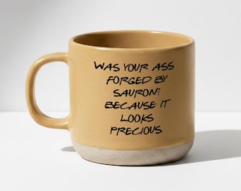 Funny LOTR Hobbit Mug Forged by Sauron Coffee mug