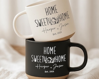 Personalised New Apartment Home Mug , Custom Gift for New Home, Housewarming Gift For Couples, Moving In Gift for Friend, New Home Owners