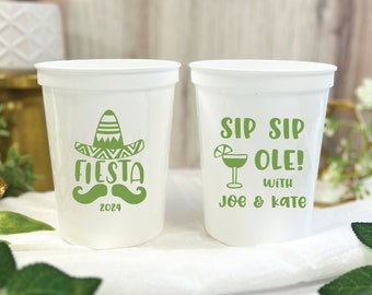 Sip Sip Ole - Cinco De Mayo Stadium Party Cups - Cinco de Mayo Cocktails - Personalized Cinco De May Cup - Fiesta Cups