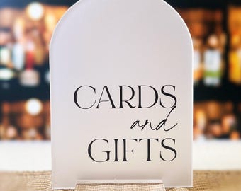 Acrylic Wedding Table Sign: Modern Freestanding Reception Decor