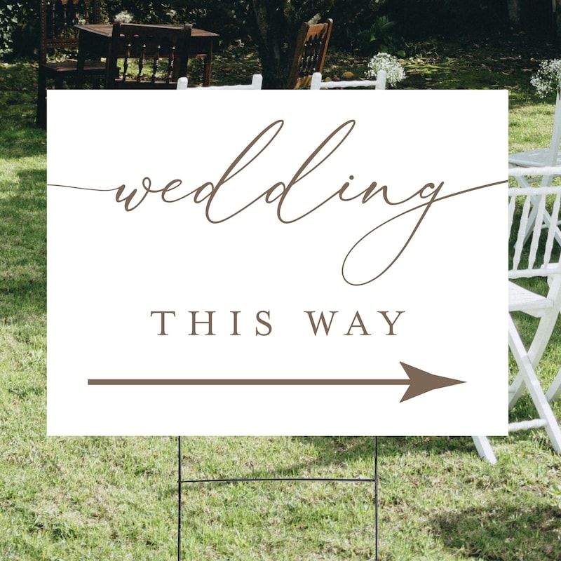 Event Direction Sign Event Directional Signs - Etsy