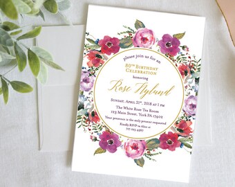 spring invitations etsy spring invitation