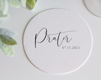 Personalized Last Name Wedding Reception Coasters, Foil Stamped Coasters, Bridal Shower Drink Coaster, Rehearsal Dinner, Engagement Party