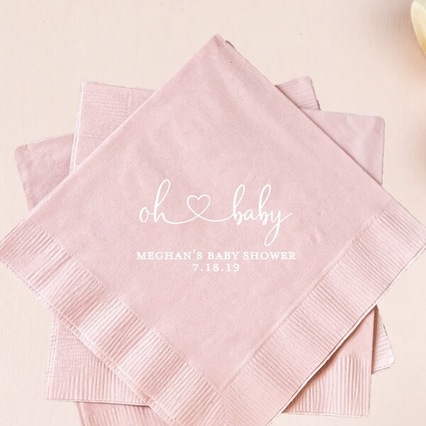 Personalized Baby Shower Plates and Napkins Etsy