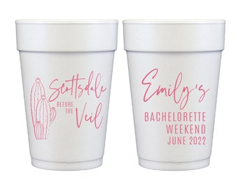 Bachelorette Favor Cups Bachelorette Cups Party Cup 1483 Flamingo Bachelorette Foam Cups Styrofoam Cups Bachelorette Party Cups