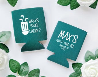 Personalized Golf Can Cooler - Collapsible Neoprene Party Favor
