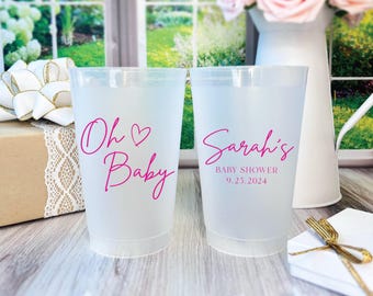 Personalized Baby Shower Drinkware: Reusable Cups (Multiple Sizes)