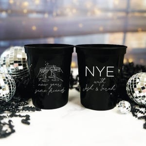 New Year, Same Friends NYE Stadium Cup, NYE Favor, Ringing in the New Year, NYE Party Cups, New Years Eve Party, 2025, Happy New Year