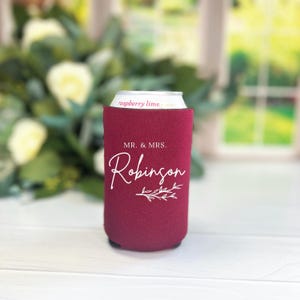 Custom Wedding Can Coolers: Personalized Drink Holders for Events
