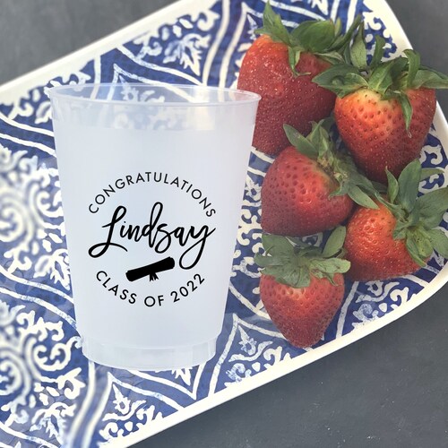 Graduation Cups Tailgating Ups Grad Party Cups Personalized Etsy