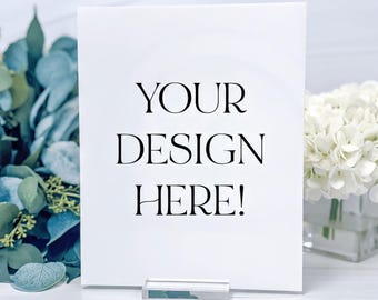 Custom Acrylic Table Sign: Personalized Wedding, Party, Business Display