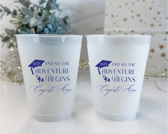 Personalized Graduation Cups: Class of 2025, Shatterproof Plastic