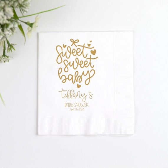personalized baby napkins