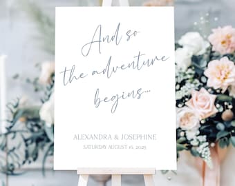 Welcome to the Wedding Sign: Custom Acrylic (Clear, Modern Style)