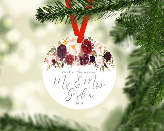 newlywed ornament collection