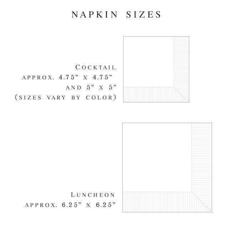 Wedding Napkins: Custom Foil Design - Soft 3-Ply Cocktail Size bild 5