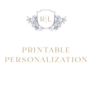 Personalize My Printables (Add Text, Personalize Any Printable File , Change Color, Add Name, Change Color)