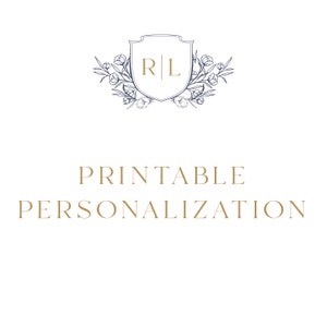 Personalize My Printables Add Text, Personalize Any Printable File , Change Color, Add Name, Change Color image 1