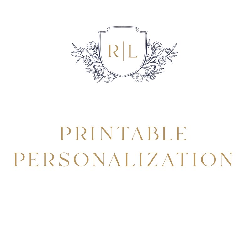 Personalize My Printables Add Text, Personalize Any Printable File , Change Color, Add Name, Change Color image 1