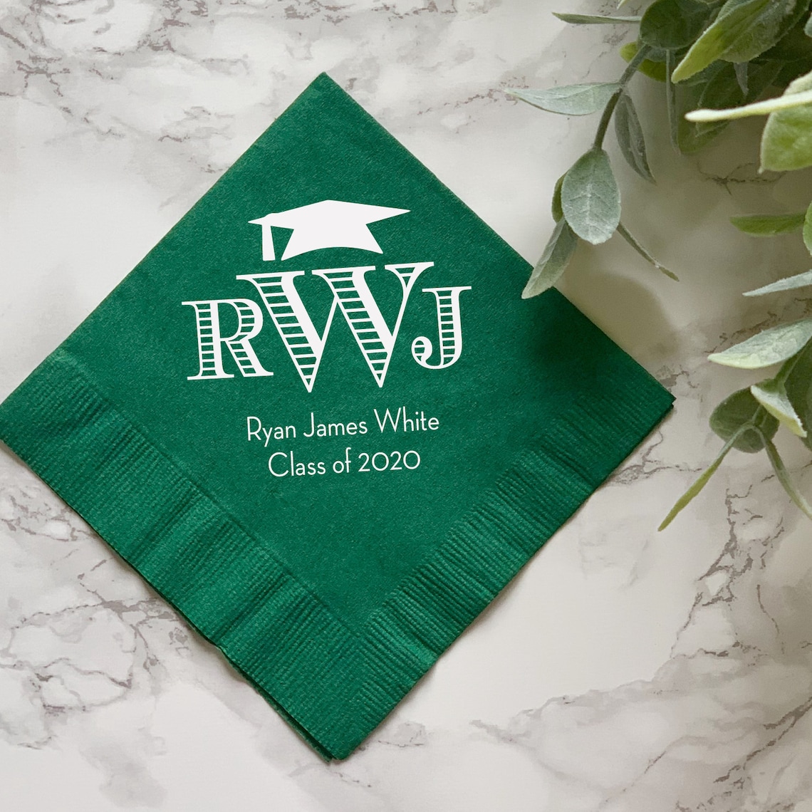 Personalized Graduation Napkins High School Grad College Etsy