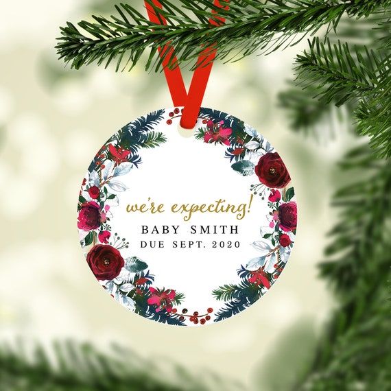 expecting baby ornament