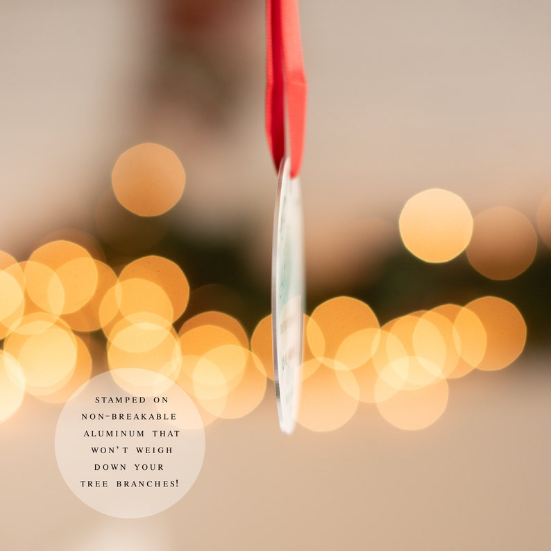 Custom Christmas Ornament Important Events Personalized Ornament Family Personalized Christmas Ornament
