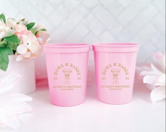Stadium Cups: Custom Birthday Party Favors (16oz or 22oz, BPA Free)