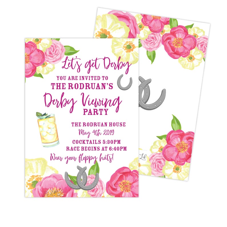 Derby de Mayo Party Invitation Kentucky Derby Cinco de | Etsy