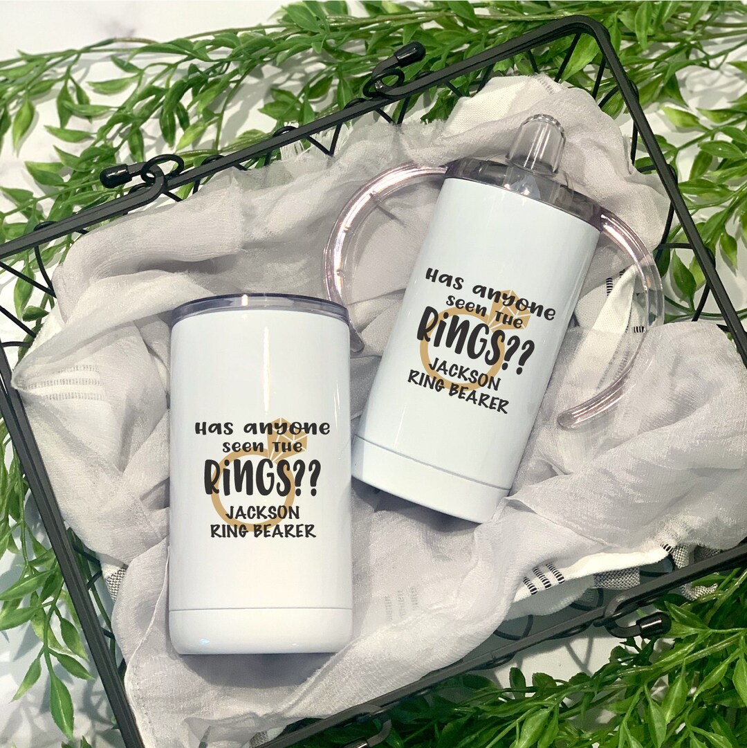 Will You Be My Ring Bearer Sippy Cup, Ring Bearer Gift, Will You by