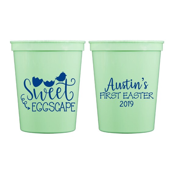 The Hunt Is Over Wedding Stadium Cups Custom Wedding Favor Personalized Plastic Cups Personalized Plastic Cup 100 Minimum Party Favors Games Paper Party Supplies