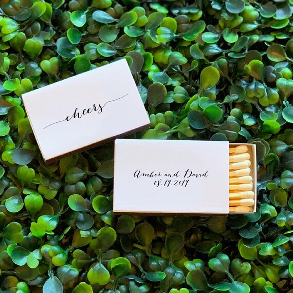 Cheers - Personalized Matchbook Favors, Custom Wedding Matches, Personalized Sparkler Matches, Custom Printed Matches Il_570xn