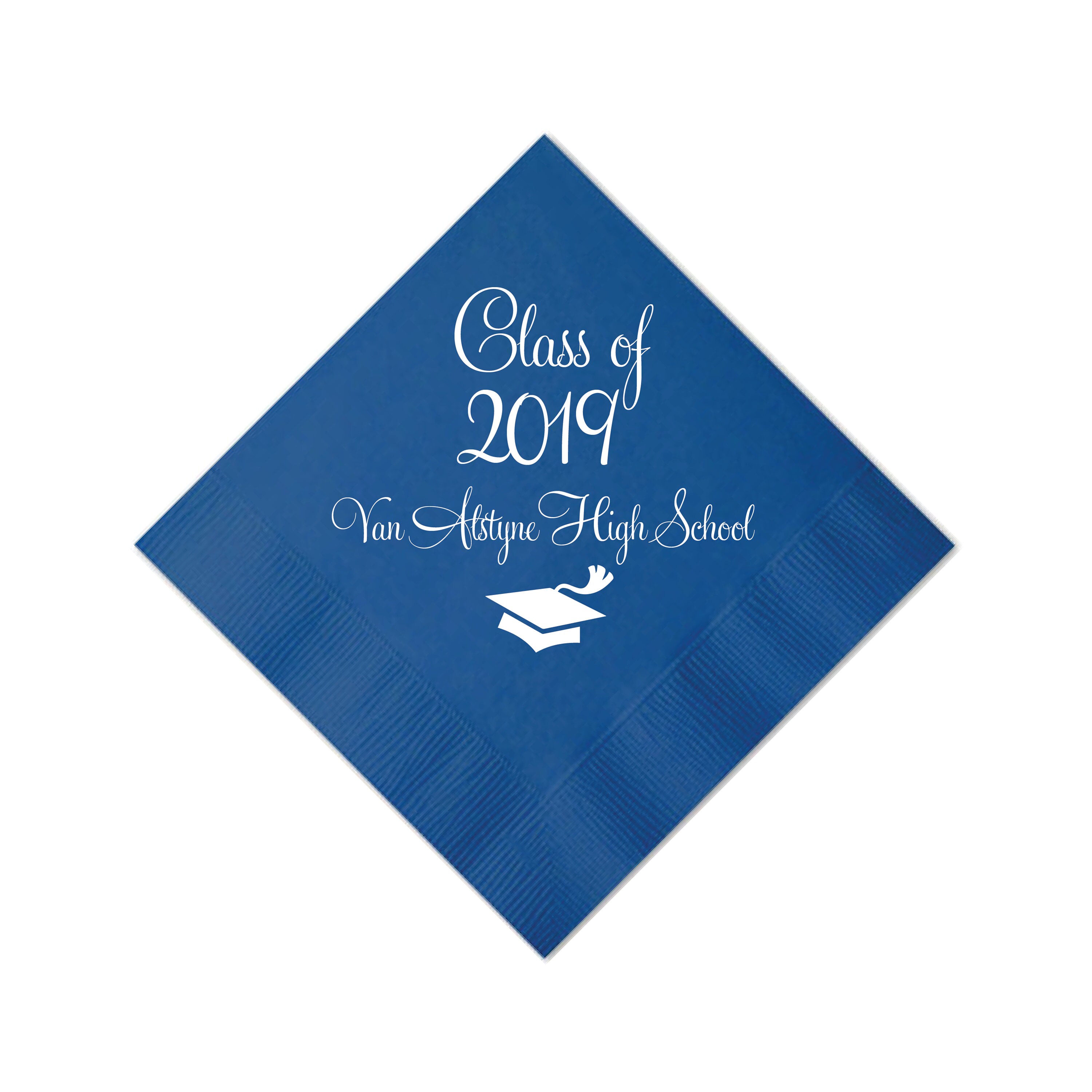 Personalized Graduation Napkins High School Grad College Etsy