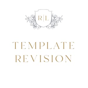 Changes to Template | Size Change | Color Change | File Format Change