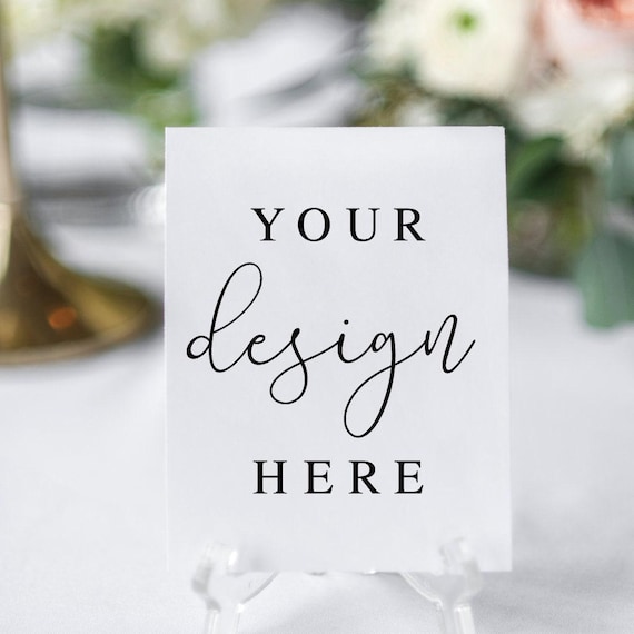 Signature Drink Sign: Custom Wedding Bar Menu (Print or Canvas)