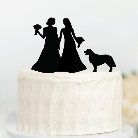 Two Brides Cake Topper
