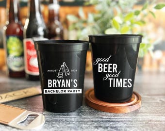 Stadium Cups: Custom Party Drinkware (Bachelor, Wedding, Groomsmen)