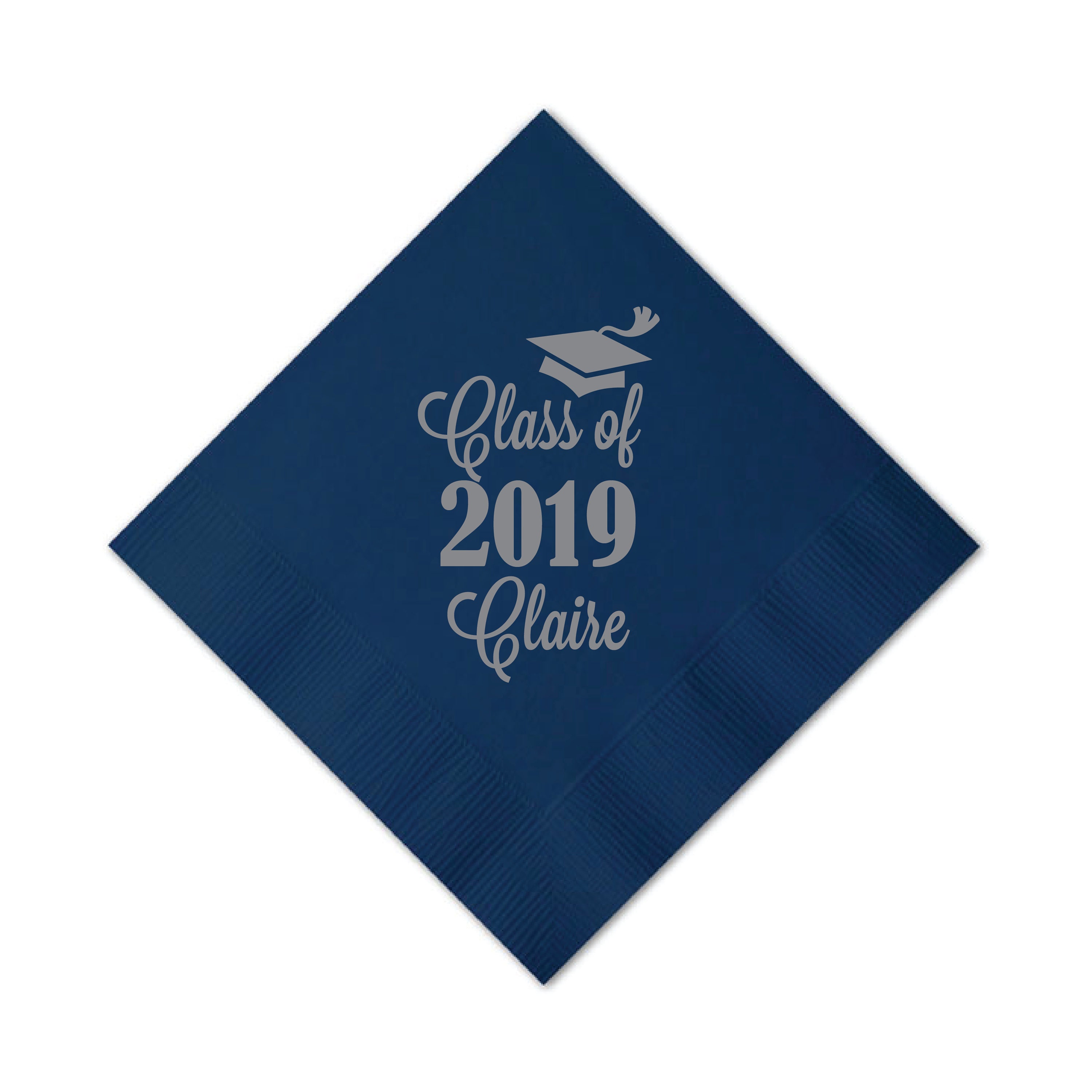 Personalized Graduation Napkins Class of 2019 Class of 2020 Etsy