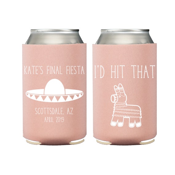 Final Fiesta Personnalise Bach Bash Beer Can Holder Fiesta Etsy Canada