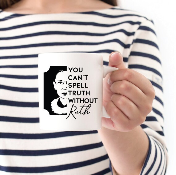 The Notorious RBG Coffee Mug, Mom Life Gifts, Gifts for Coffee Lovers, Coworker Gift, Mom Cup, Coffee Lover Christmas Gift, I Dissent Il_570xn