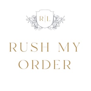 Rush My Order - Rush Production Fee - Add to Cart with Desired Listing