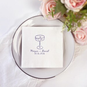 Cheers to Love Personalized Wedding Napkins, Engagement Party, Custom Napkins, Custom Wedding Napkins, Wedding Napkins
