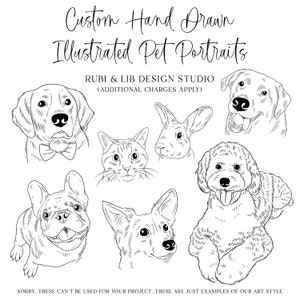 Custom Illustrated Dog Wedding Napkins, Bridal Shower, Engagement Party, Custom Bar Napkins, Custom Pet Wedding Napkins, Dog Napkins image 2