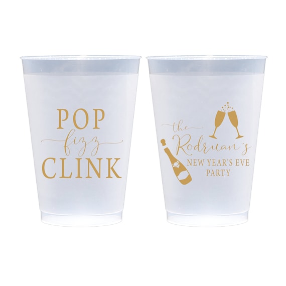 Pop Fizz Clink Pop Fizz Clink Couples Shower Cups Wedding Favors Pop Fizz Clink Cups Party Cups 1626 Party Favors Party Gifts